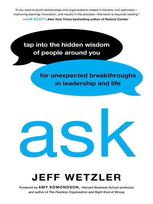 Title details for Ask by Jeff Wetzler - Wait list